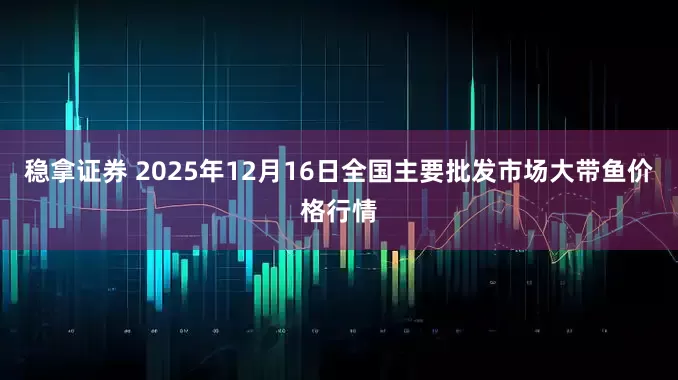 稳拿证券 2025年12月16日全国主要批发市场大带鱼价格行情