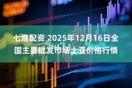 七煌配资 2025年12月16日全国主要批发市场土豆价格行情